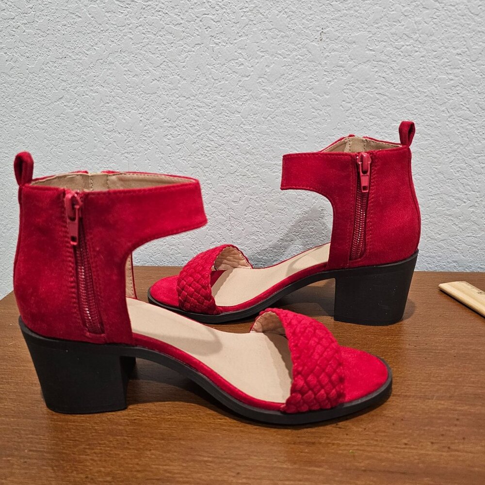 Journee Collection Hunter High Heel Sandals Woman's Shoes Size 6‎ - Picture 8 of 8